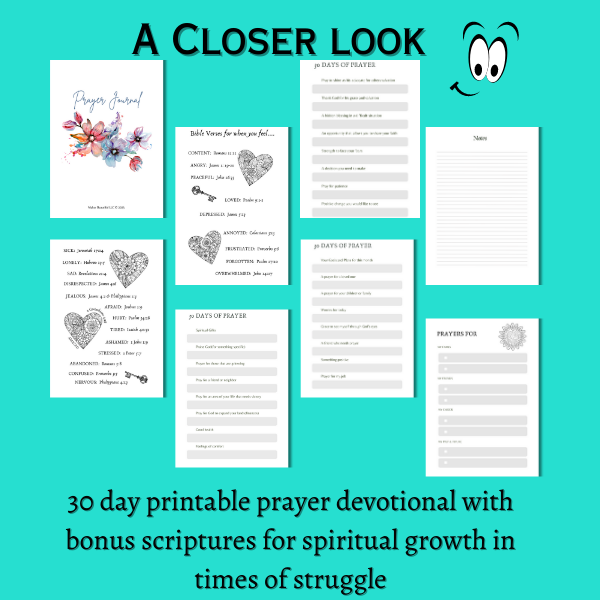 Ultimate Devotional Prayer Journal for Woman Printable PLR