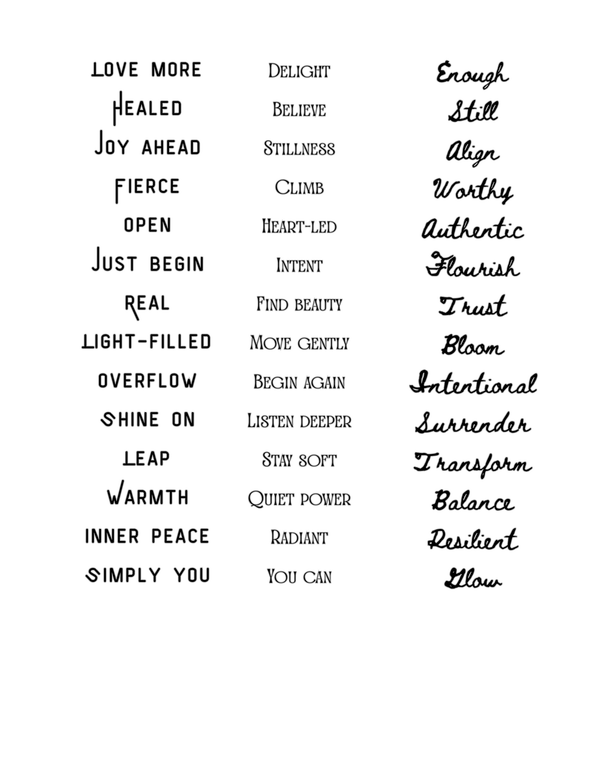 ✨ Good Vibes & Paper Pockets printable crafts for adults