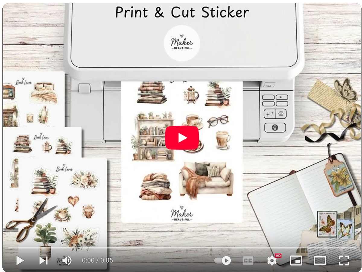 Load video: Printable Stickers for Journaling
